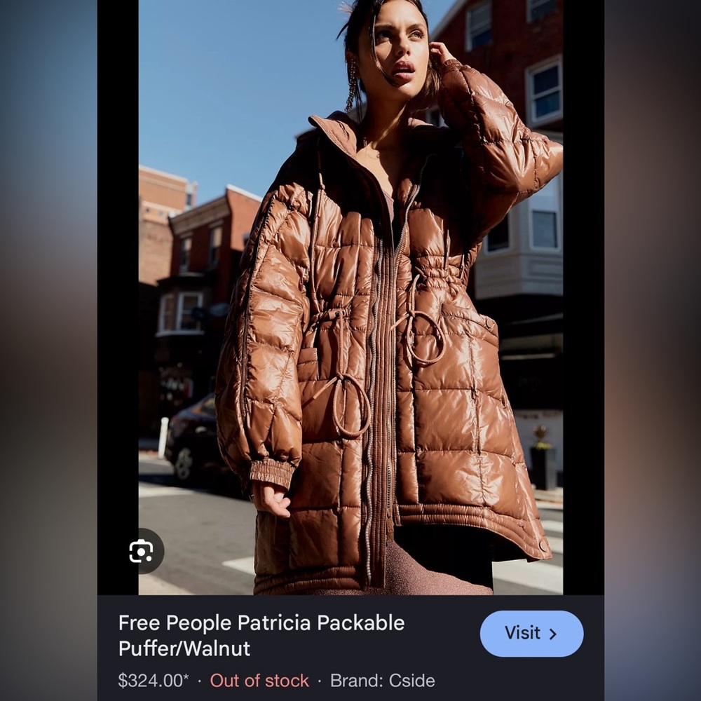 Free People Movement Patricia Packable Poncho Puffer